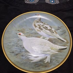 Limoges Gold and White Decorative Plate